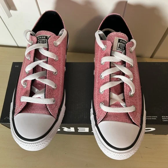 Converse - CTAS OX Pink Sparkles - Picture 2 of 2